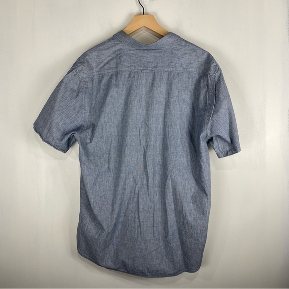 BillaBong Men's 100% Cotton Essential Full Button Up Down T-Shirt Top Size XL - Picture 5 of 5